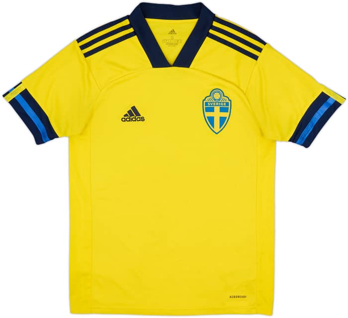 2020-21 Sweden Home Shirt - 7/10 - (S)