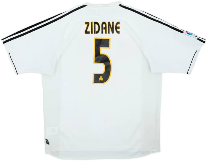 2003-04 Real Madrid Home Shirt Zidane #5 - 5/10 - (L)