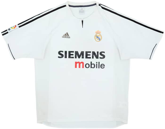 2003-04 Real Madrid Home Shirt Zidane #5 - 5/10 - (L)