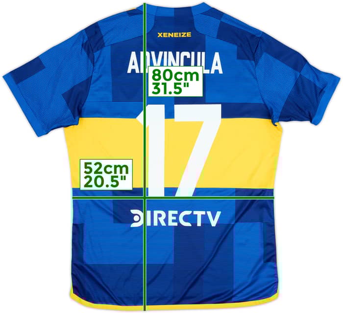2023-24 Boca Juniors Home Shirt Advincula #17 - 9/10 - (L)