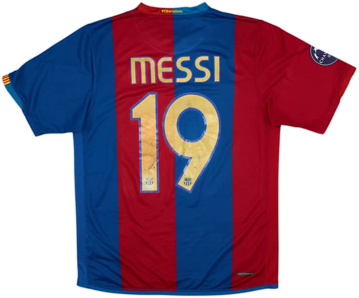 2006-07 Barcelona Home Shirt Messi #19 - 5/10 - (M)
