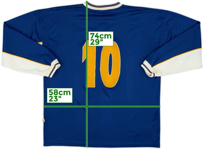 1997-98 Tottenham Away L/S Shirt #10 - 4/10 - (XL)