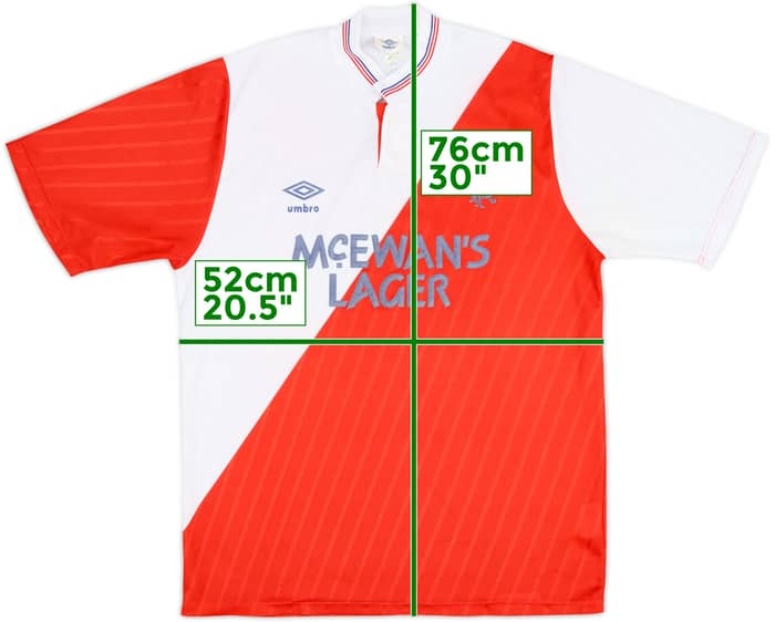 1987-90 Rangers Away Shirt - 7/10 - (M)