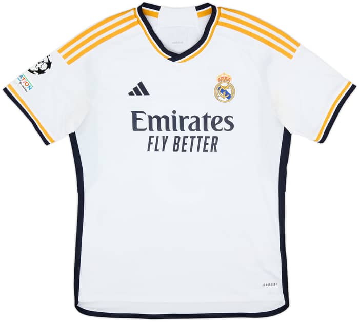2023-24 Real Madrid Home Shirt Bellingham #5 - 9/10 - (L)