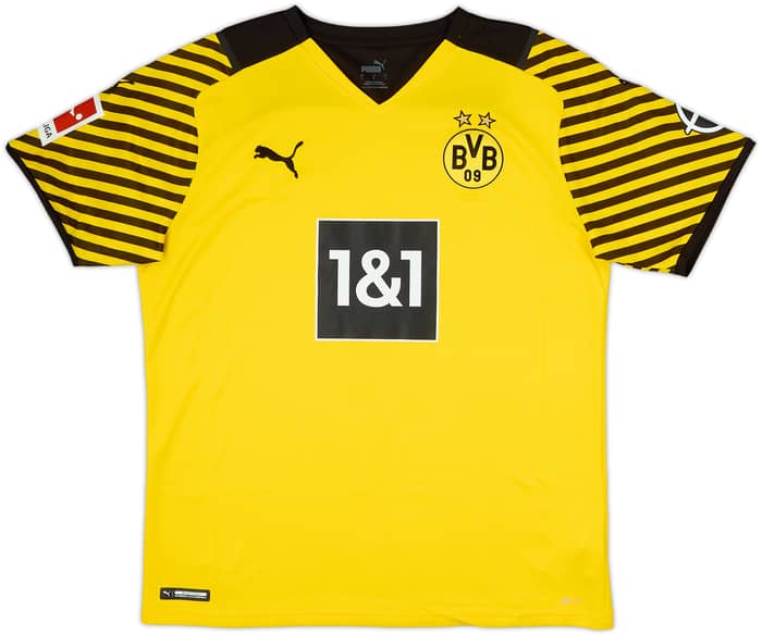 2021-22 Borussia Dortmund Home Shirt Haaland #9 - 9/10 - (L)