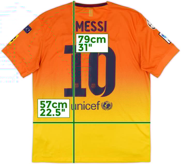 2012-13 Barcelona Away Shirt Messi #10 - 8/10 - (L)