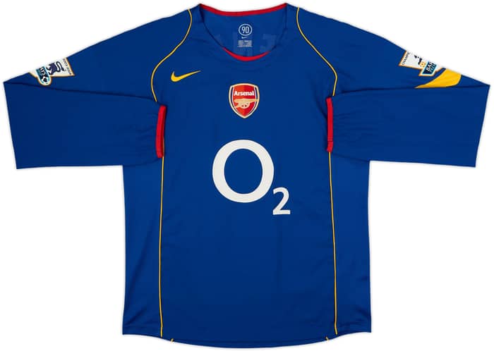 2004-06 Arsenal Away L/S Shirt Henry #14 - 8/10 - (M)