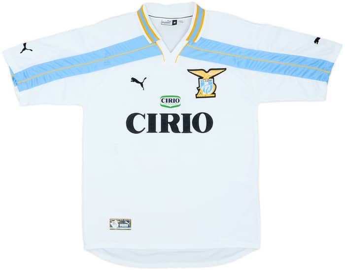 1999-00 Lazio Centenary Home Shirt Simeone #14 - 6/10 - (M)