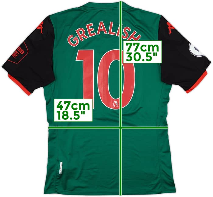 2019-20 Aston Villa Third Shirt Grealish #10 - 8/10 - (XL)