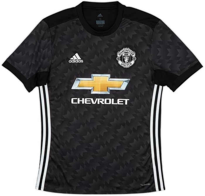 2017-18 Manchester United Away Shirt Valencia #25 - 7/10 - (S)