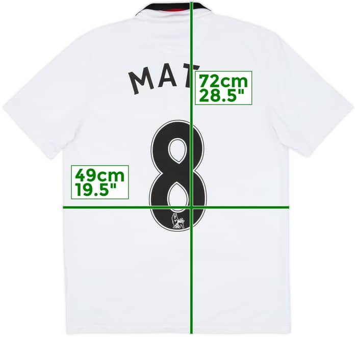 2014-15 Manchester United Away Shirt Mata #8 - 8/10 - (M)