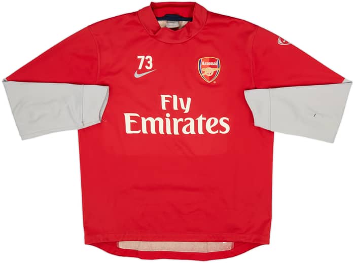 2009-10 Arsenal Player Issue Nike Drill Top #73 - 7/10 - (L)