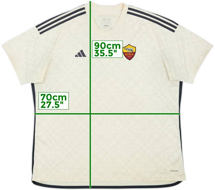 2023-24 Roma Away Shirt - 6/10 - (3XL)