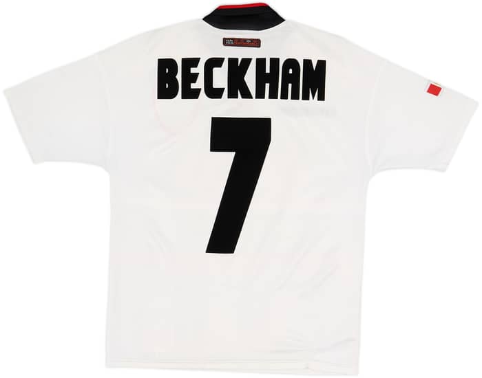 1997-99 Manchester United Away Shirt Beckham #7 - 6/10 - (Y)