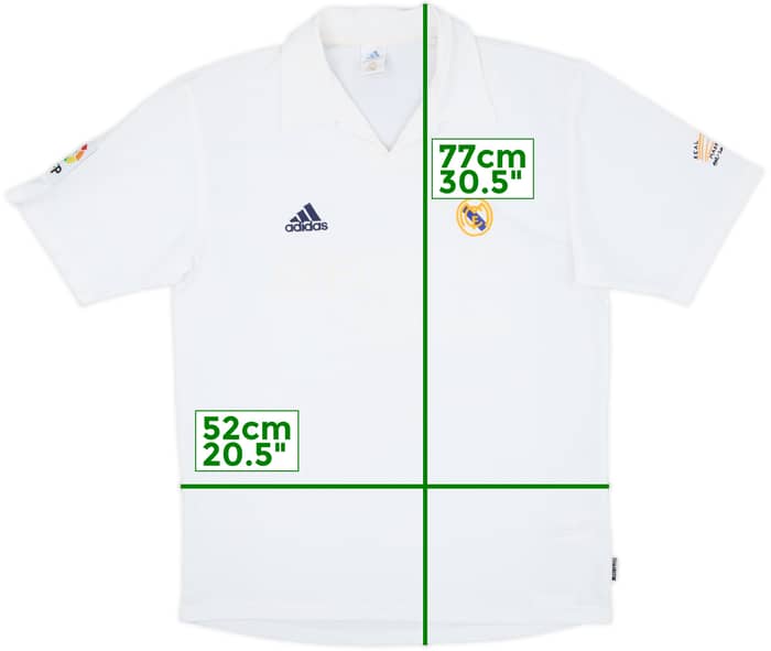 2002-03 Real Madrid Centenary Home Shirt - 4/10 - (M)