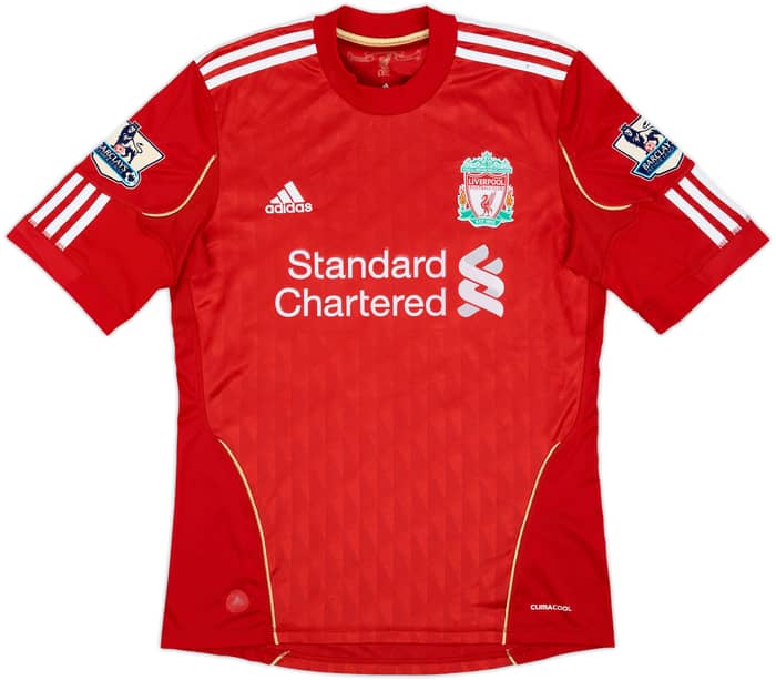 2010-12 Liverpool Home Shirt Gerrard #8 - 5/10 - (S)