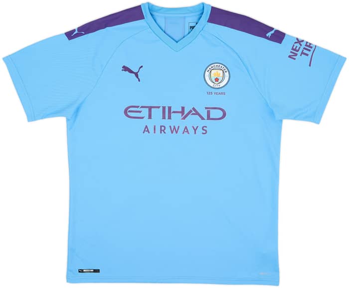 2019-20 Manchester City Home Shirt Foden #47 - 8/10 - (XL)
