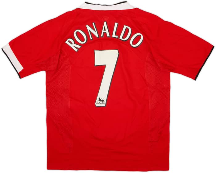 2004-06 Manchester United Home Shirt Ronaldo #7 - 8/10 - (S)