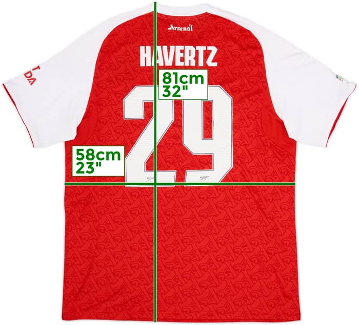 2025-26 Arsenal Home Shirt Havertz #29 (XL)