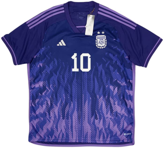 2022-23 Argentina Away Shirt Messi #10 (XXL)
