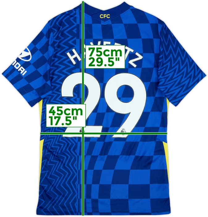 2021-22 Chelsea Home Shirt Havertz #29 - 8/10 - (S)