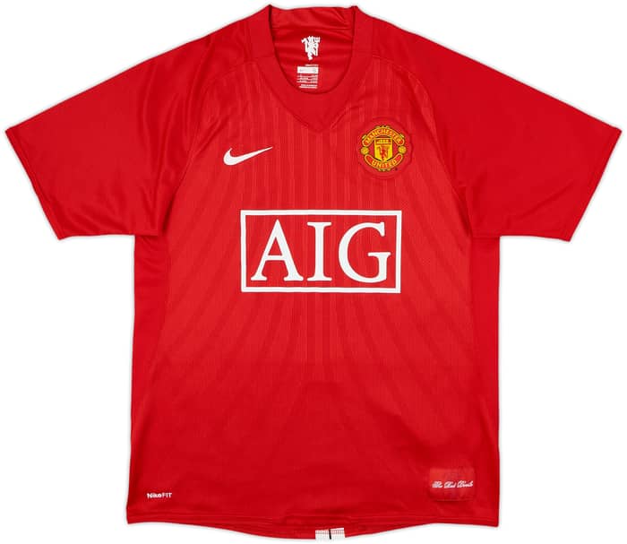 2007-09 Manchester United Home Shirt Anderson #8 - 5/10 - (S)