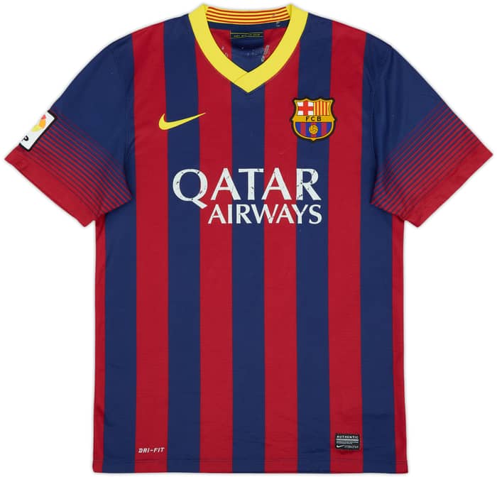 2013-14 Barcelona Home Shirt - 5/10 - (M)