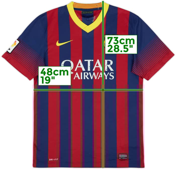 2013-14 Barcelona Home Shirt - 5/10 - (M)