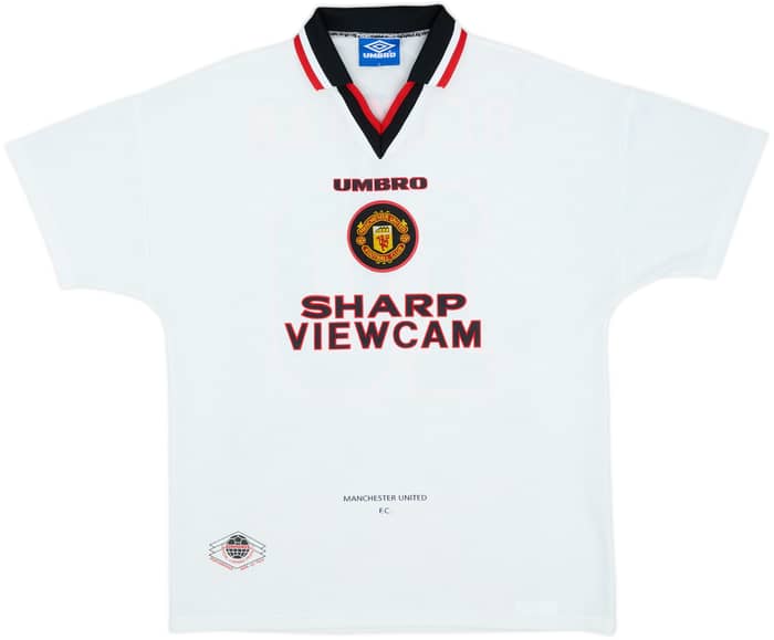 1996-97 Manchester United Away Shirt Beckham #10 - 8/10 - (L)