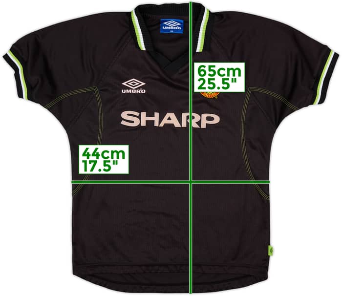 1998-99 Manchester United Third Shirt - 8/10 - (L.Boys)