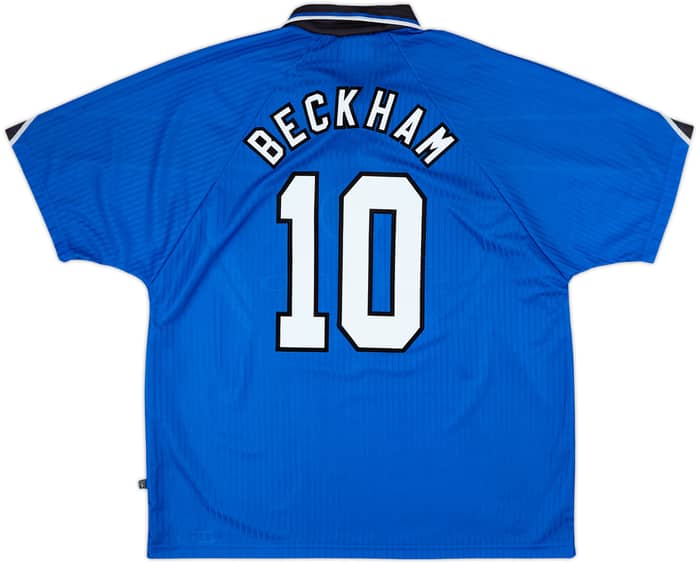 1996-98 Manchester United Third Shirt Beckham #10 - 8/10 - (XXL)