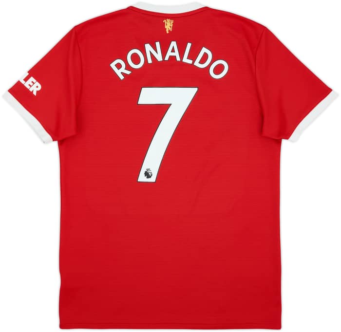 2021-22 Manchester United Home Shirt Ronaldo #7 - 6/10 - (L)