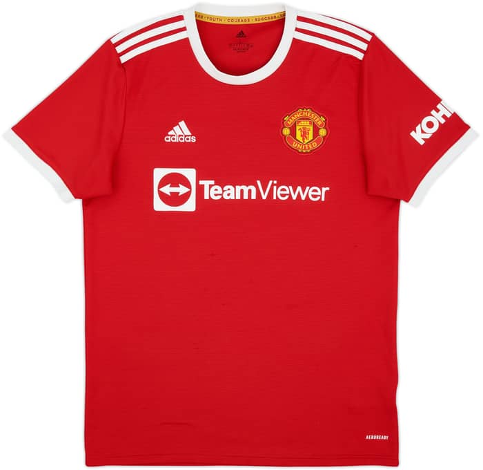 2021-22 Manchester United Home Shirt Ronaldo #7 - 6/10 - (L)