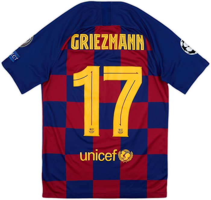 2019-20 Barcelona Home Shirt Griezmann #17 - 8/10 - (S)