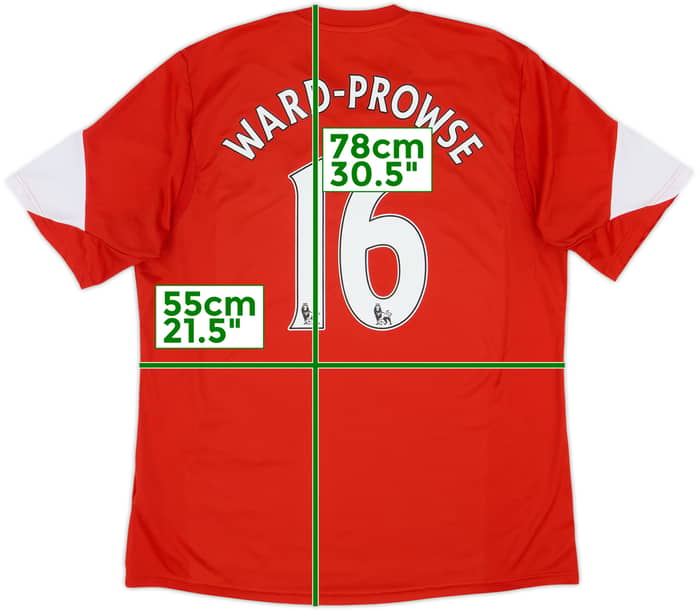 2013-14 Southampton Home Shirt Ward-Prowse #16 - 7/10 - (XL)
