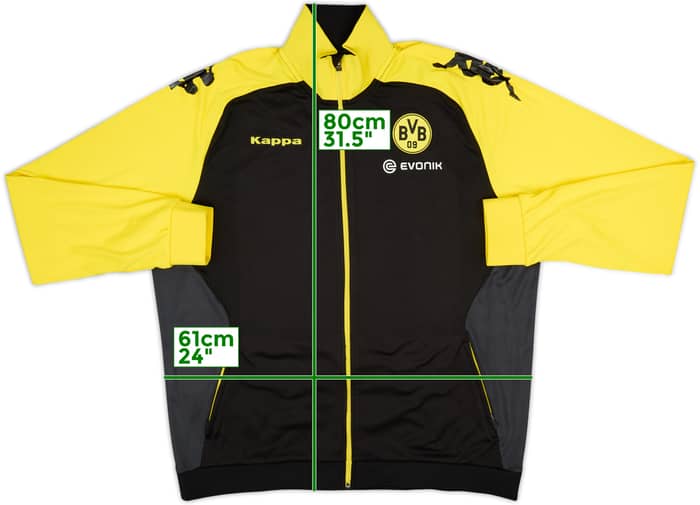 2010-11 Borussia Dortmund Kappa Track Jacket - 7/10 - (3XL)