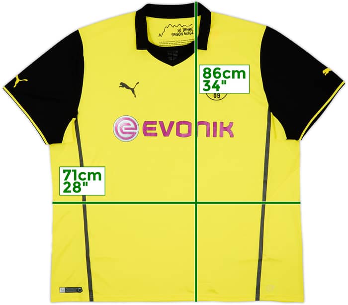 2013-14 Dortmund CL Home Shirt - 6/10 - (4XL)