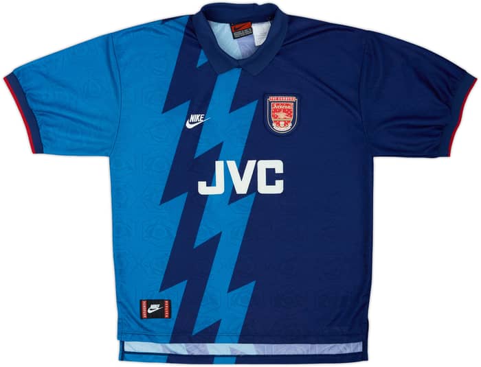 1995-96 Arsenal Away Shirt Wright #8 - 8/10 - (XL)