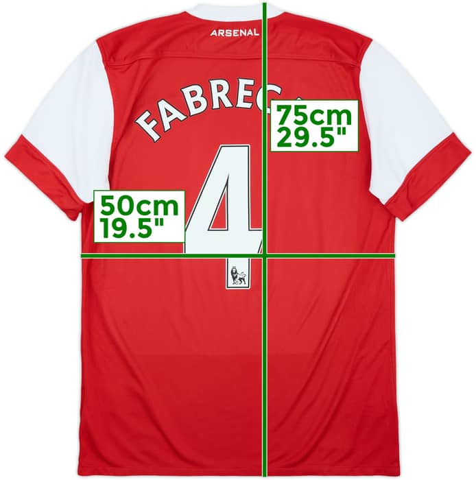 2010-11 Arsenal Home Shirt Fabregas #4 - 8/10 - (M)