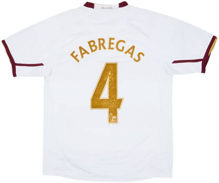 2007-08 Arsenal Away Shirt Fabregas #4 - 7/10 - (M)