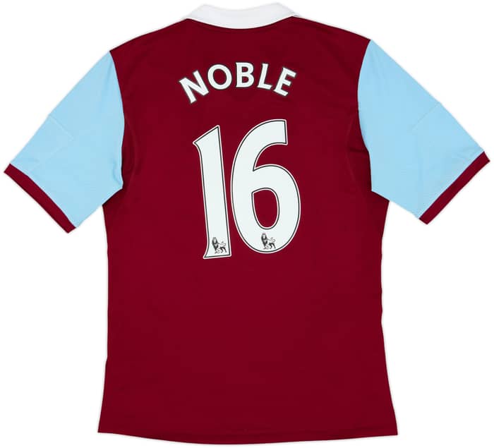 2013-14 West Ham Home Shirt Noble #16 - 8/10 - (M)