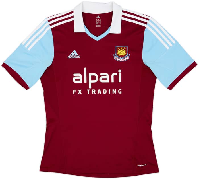2013-14 West Ham Home Shirt Noble #16 - 8/10 - (M)