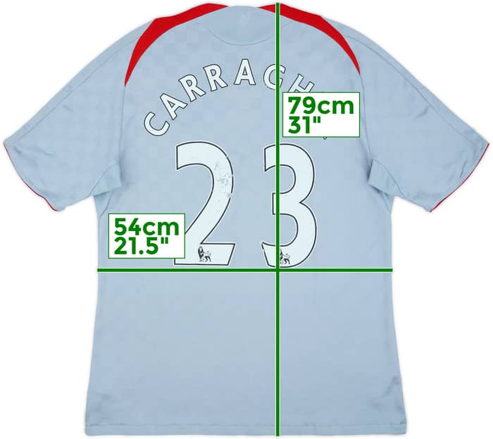 2008-09 Liverpool Away Shirt Carragher #23 - 5/10 - (L)