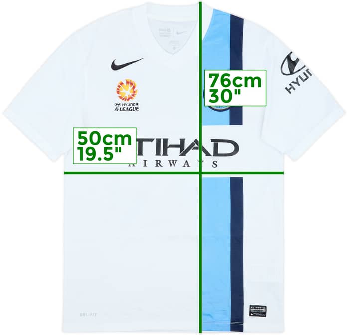 2014-16 Melbourne City Home Shirt - 6/10 - (M)