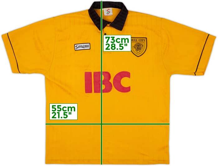 1995-97 Hull City Home Shirt - 7/10 - (L)