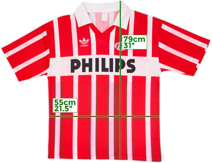 1990-92 PSV Home Shirt - 7/10 - (XL)