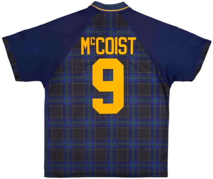 1994-96 Scotland Home Shirt McCoist #9 - 7/10 - (XL)