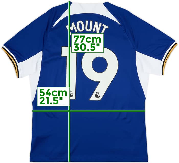 2023-24 Chelsea Home Shirt Mount #19 - 10/10 - (L)