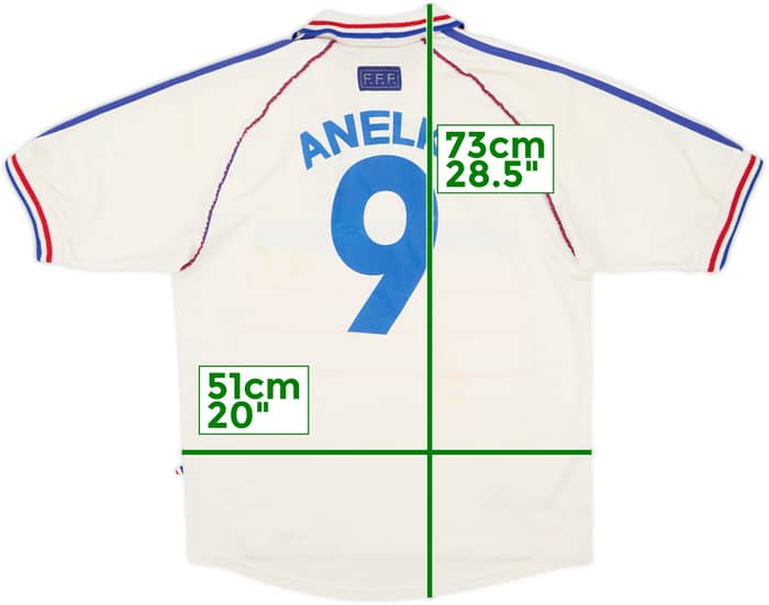 1998 France Away Shirt Anelka #9 - 5/10 - (M)