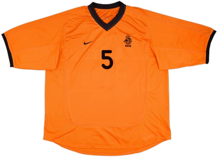 Camiseta de local de los Países Bajos 2000-02 Zenden #5 - 9/10 - (XXL)